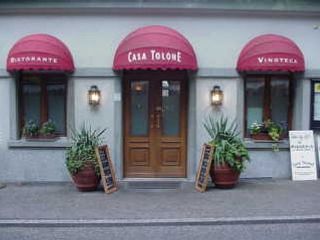 Entrance to Ristorante Casa Tolone, Lucerne - a great place for food and wine