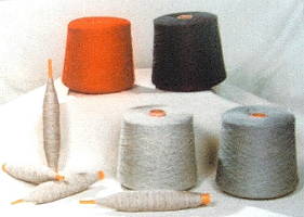 spools of cashmere yarn 