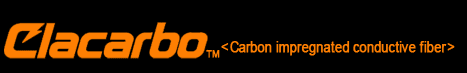 Clacarbo,Carbon impregnated conductive fiber.