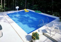 High density (HDPE) and high tenacity (GRET) polyethylene monofilament yarns for swimming pool covers