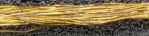 Plasma 24K Gold coated filament yarn