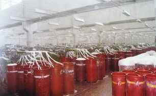 ramie yarn production unit of Hunan Isunte Textile