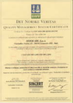 Sider Arc ISO 9001:2000 certificate for monofilament production