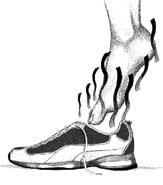 bad odor caused by smelly feet - Epochal anti-odor thread can kill it