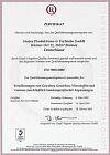 Statex Shieldex ISO 9001 2000 certificate