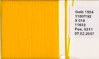 Tersuisse spundyed dope dyed polyester high tenacity yellow 1554