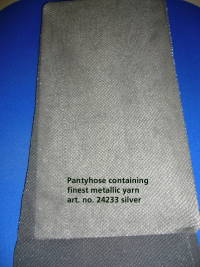 metallic yarn for finest pantyhose