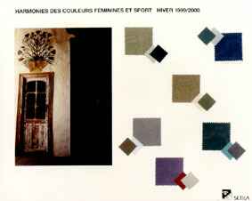 Setila Polyester: Colour harmonies for ladies outerwear and sportswear - Winter 1999/2000