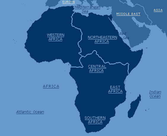 Map of Africa - please click to get more details