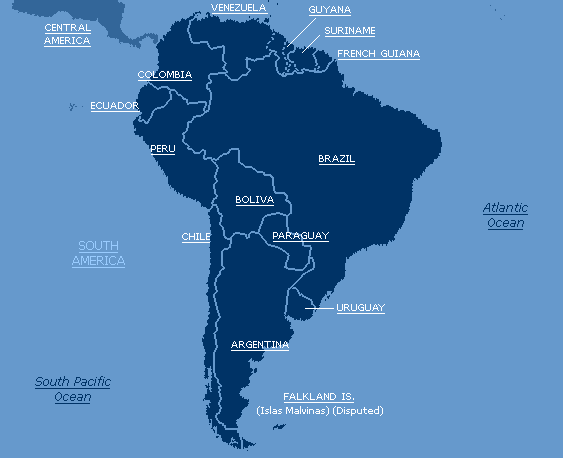 Swicofil Sales contacts in South American countries