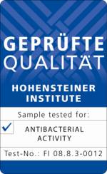 Hohenstein tested Sansita on anti-bacterial properties