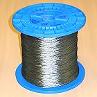 Continuous stainless steel multifilament twisted yarns 